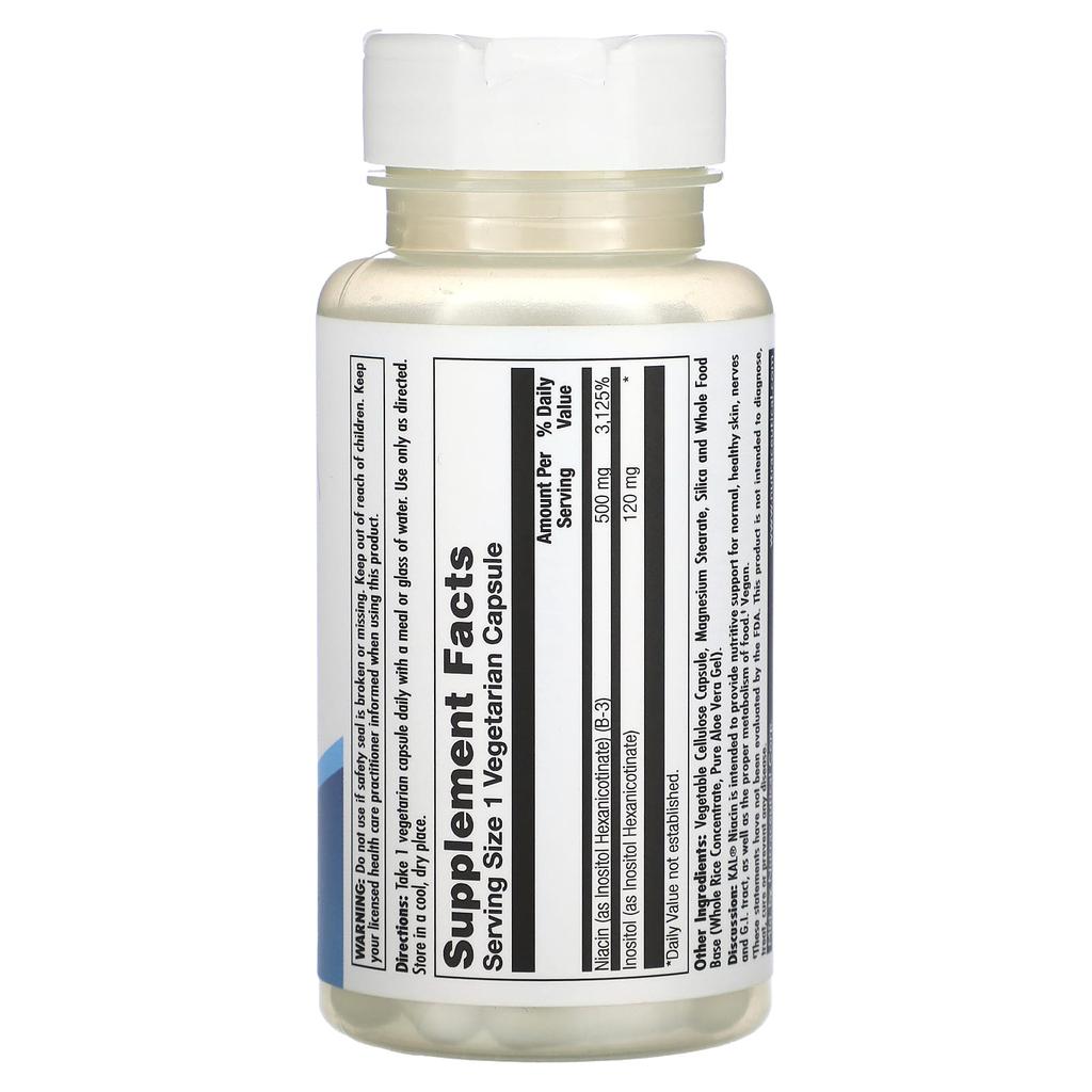 Niacin, No Redness, Veggie Capsules 60