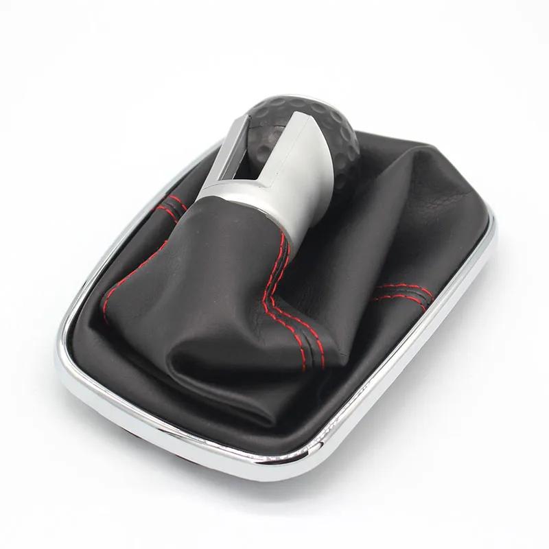 12 мм для Volkswagen VW Golf 4 IV MK4 GTI R32 Bora Jetta 5 / 6 Speed Black Frame Gear Shift Knob Gear Gear Gaiter Cover 1999-2004