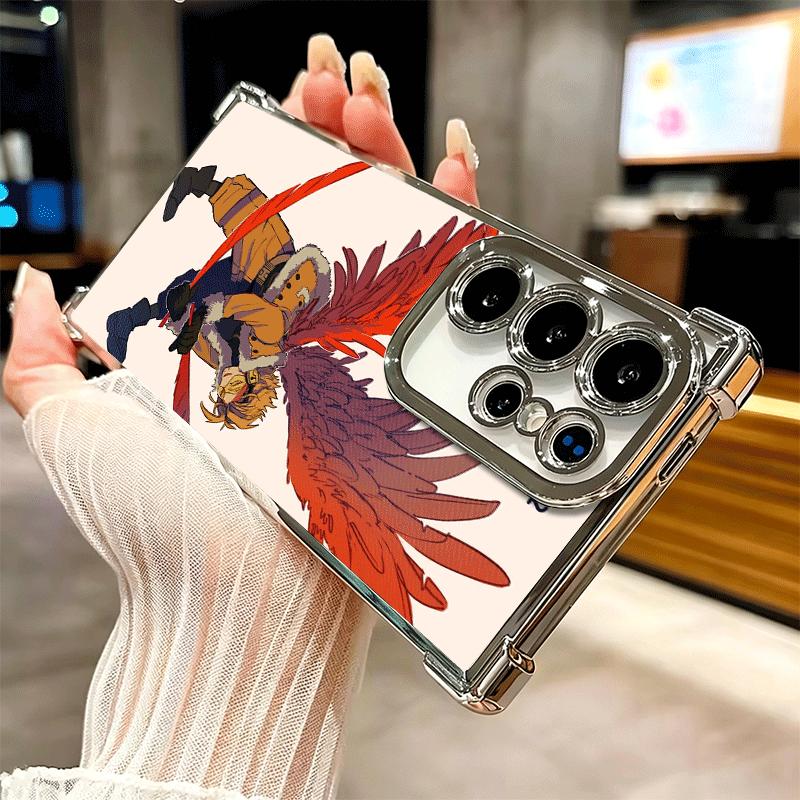 MHA Моя геройская академия Ястреб Мягкий чехол для телефона для Samsung Galaxy S26 Ultra S25 Edge S24 FE S23 Plus S22 S21 + S20 Покрытие Защита от падения Fundas