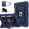 Чехол funda для iPad 7-го 8-го 9-го поколения 10,2 Чехол для iPad 11-го поколения 11 10-го 10,9 Ударопрочный Безопасный Гибридный ПК + Силикон С подставкой Чехол для планшета