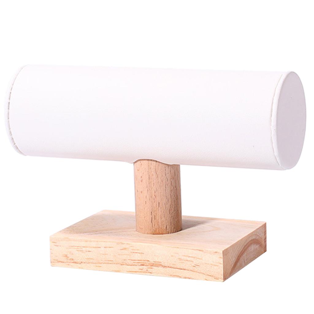 Деревянная подставка для браслетов Стильный держатель для ювелирных изделий Органайзер для хранения ювелирных изделий для браслетов-цепочек и браслетов-манжет Подставка для аксессуаров