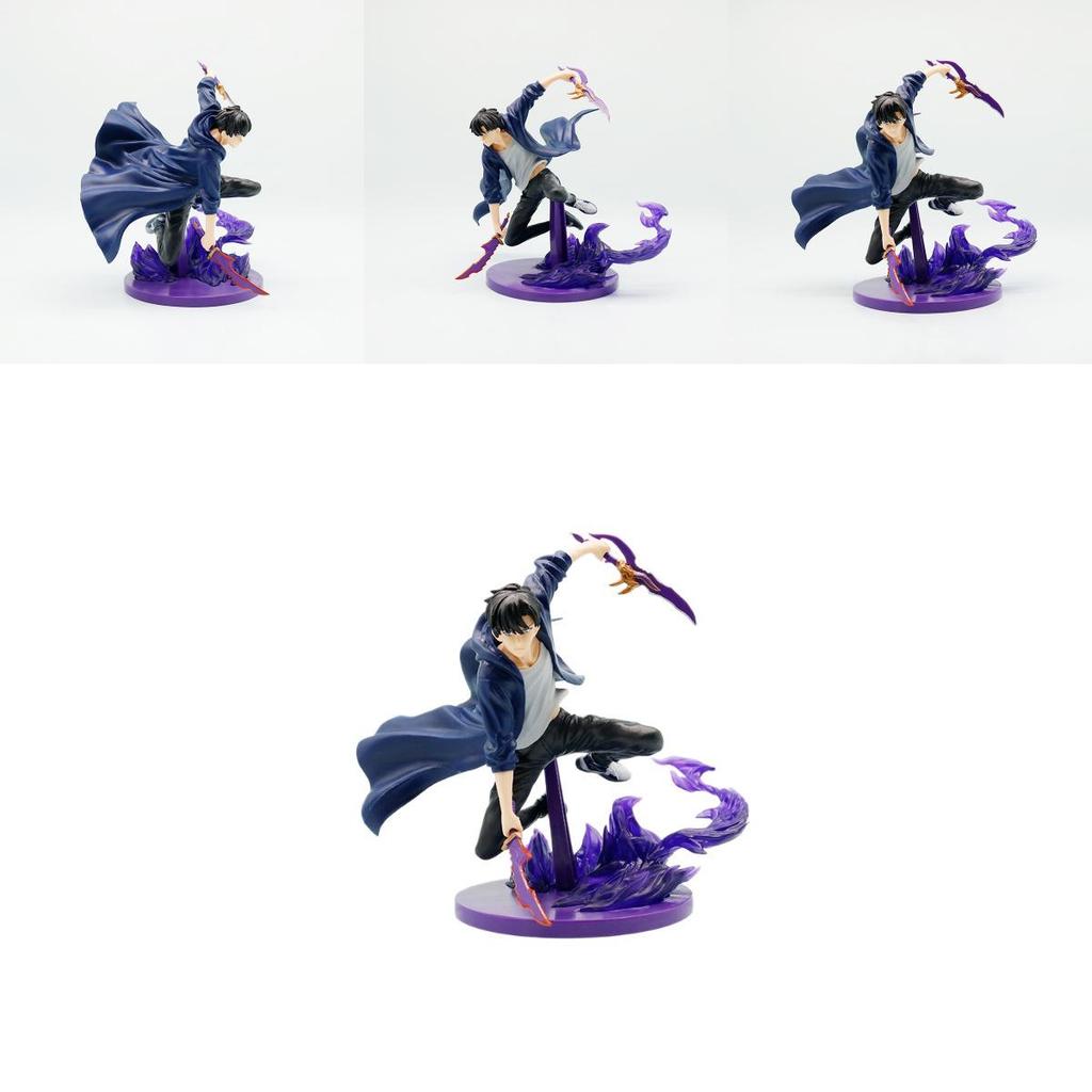 Соло Левелинг Сон Джин У ПВХ Модель С Боевой Позой Для Коллекционеров И Поклонников Аниме