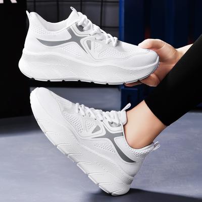 Обувь женская обувь универсальная новая спортивная обувь летящая тканая сетчатая обувь 2025 с мелким вырезом легкая повседневная обувь удобная женская обувь