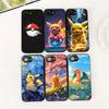 for Samsung Galaxy S10 S8 S9 Plus A33 A34 A31 70 A71 A72 Note 20 9 8 S10E Phone Cover Soft Case Cartoon P-Pokemons GO P-Pikachus