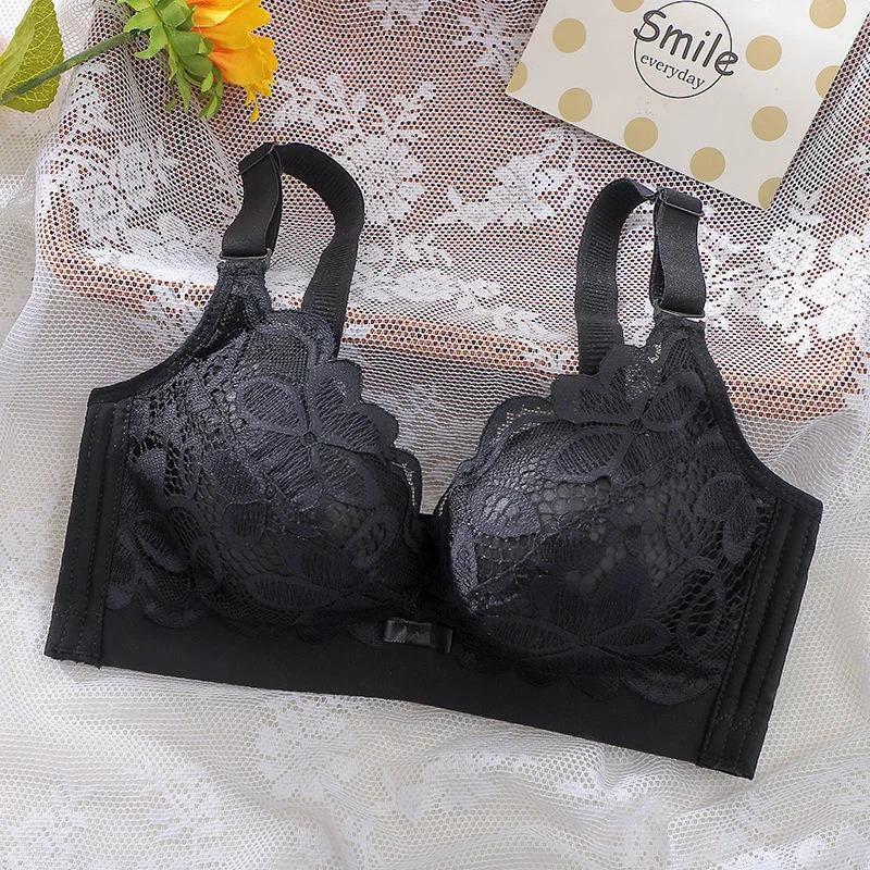 Midnite StarThickened Extra Thick 12cm Small Chest Flat Breast Gathered Bra No Steel Ring Extra Thick 8cm Bra Closed Breast Sexy