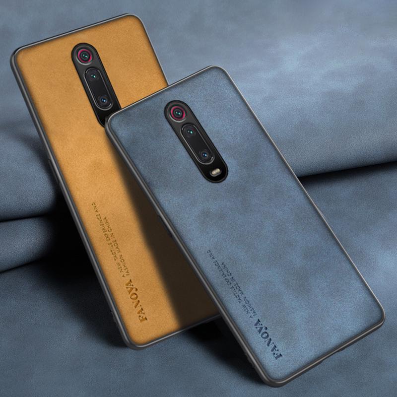Роскошный чехол для телефона из искусственной кожи для Xiaomi Mi 9T Pro 9TPro Redmi K20 Pro K20Pro, деловой матовый силиконовый защитный чехол