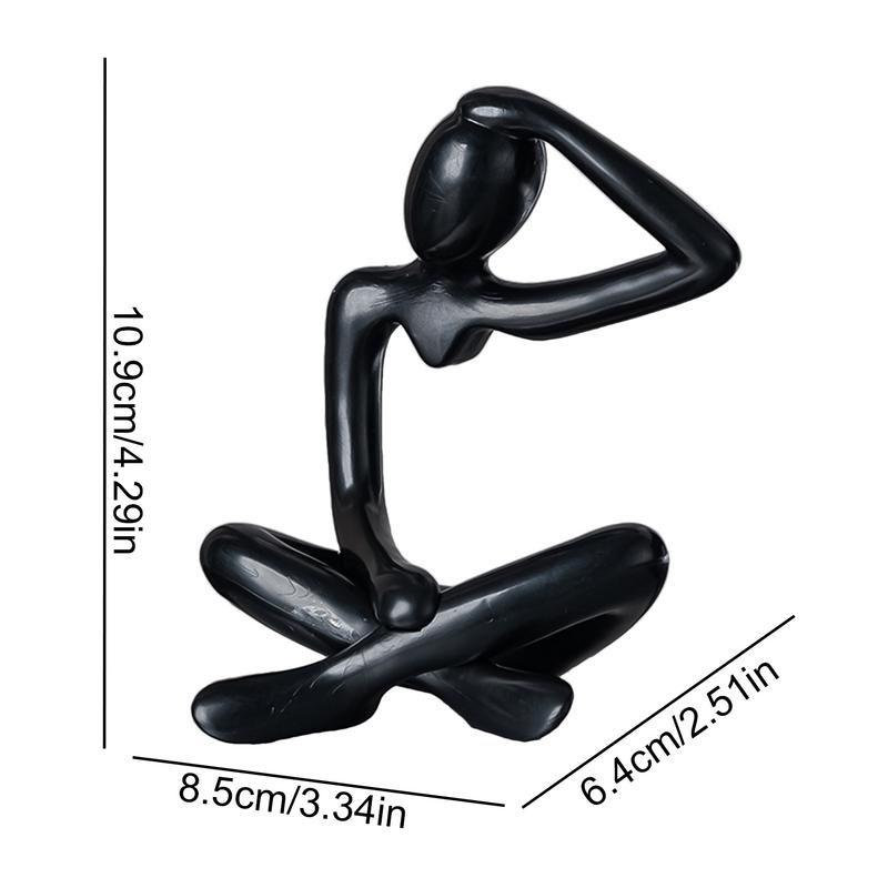 Мыслитель Абстрактные Статуи Скульптуры Фигурка Гостиная Домашний Декор Настольные Украшения