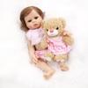 NPK Полный силиконовый корпус Reborn Baby Doll Realista Baby Dolls Подарок на день рождения для девочек