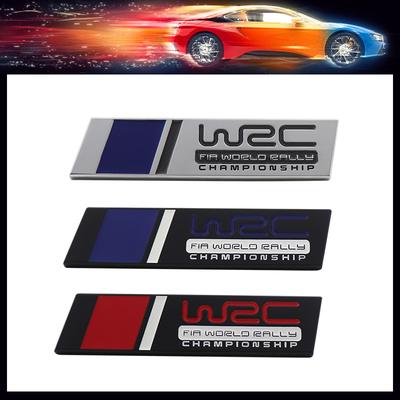 3D Стайлинг Автомобиля WRC FIA Чемпионат Мира по Ралли Универсальная Металлическая Эмблема Декоративная Эмблема на Крыло Автомобильные Аксессуары Шильдик Наклейка