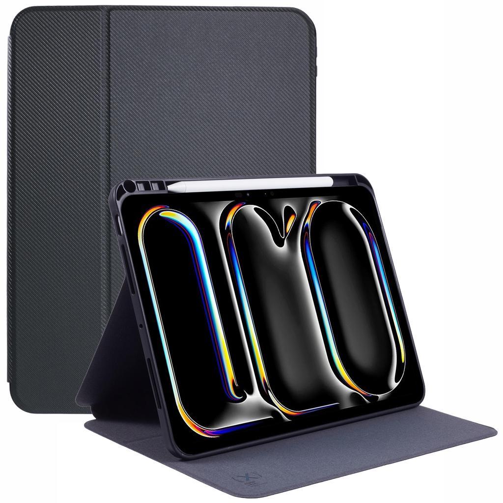 X-LEVEL для iPad Pro 13 (2024) Чехол из искусственной кожи + ТПУ для планшета с подставкой