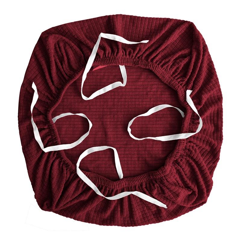 Stretch Jacquard Office Computer Chair Seat Covers, Removable Washable Anti-dust Desk Chair Seat Cushion Protectors