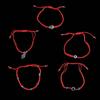 Red Thread Demon Eye Hand Braided Beads String Bracelets Jewelry Fashion Accessories Bangles