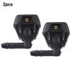 2pcs Car Front Windscreen Washer Nozzle 735277664 6438J0 For Fiat For Fiorino For Punto Windshield Wiper Nozzle Jet Sprayer Kits