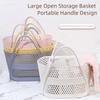 ПП Корзина для купания Большой вместимости Корзина для хранения плавательных принадлежностей Модная корзина для хранения в ванной Пляж
