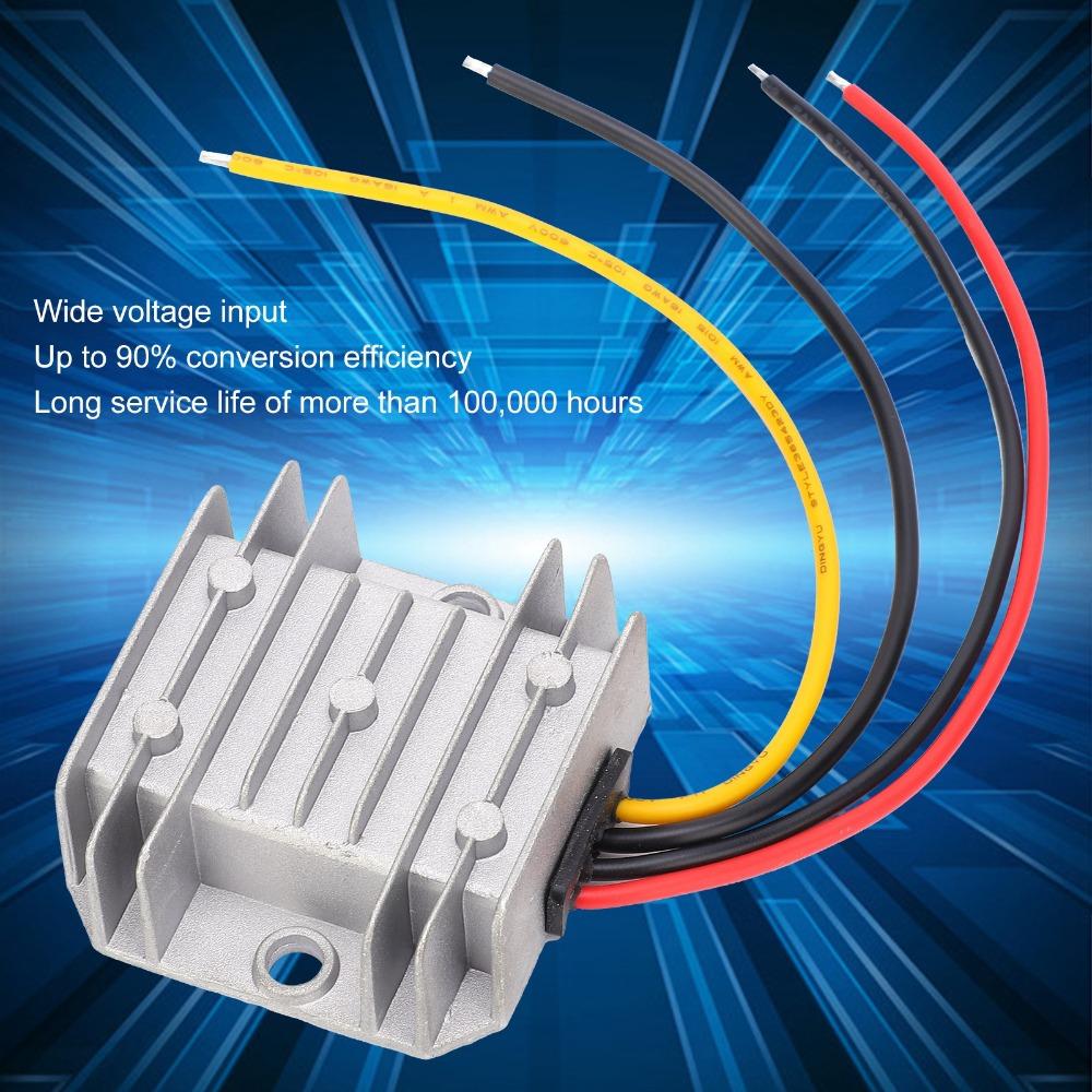3A Voltage Regulator Converter 8-40V To 12V DC Voltage Regulator Durable DC Converter Automobiles