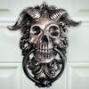 Horned-God  Hanging Door Knocker Heavy Duty Gothic Doorknocker Wall Decor