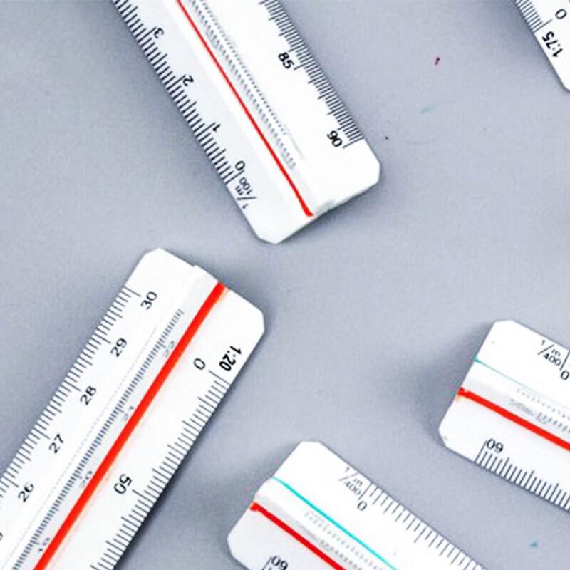 Bing Xiaowan 30cm Triangular Scale Ruler