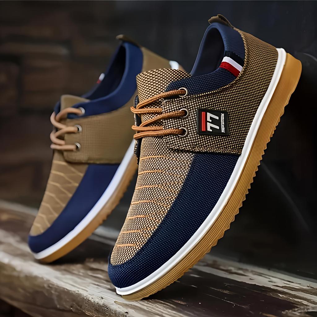 Мужская повседневная парусиновая обувь, дышащая износостойкая нескользящая обувь на шнуровке для активного отдыха, весна-лето и осень