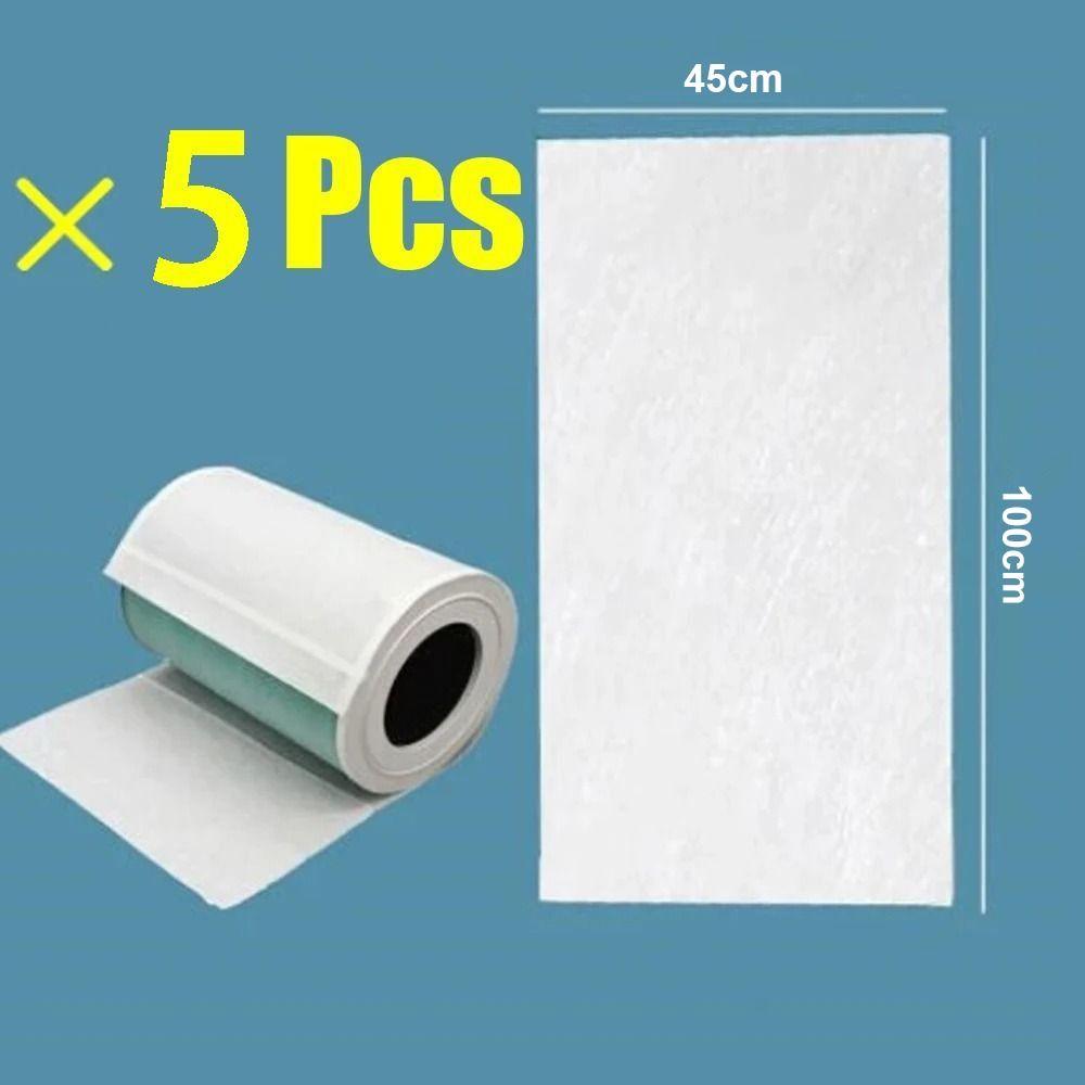 5PCS/Pack Universal Disposable Air Conditioning Filter Pad Rectangle Anti-dust Air Conditioning Inlet Filter Sheet White