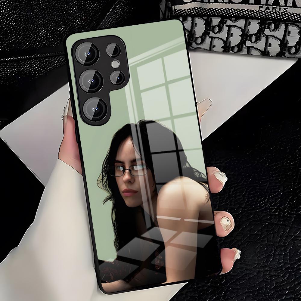 Чехол для телефона SINGER B-BILLIE для Samsung A25 A13 A33 5G A54 A36 A35 A56 A52 A14 Ударопрочная стеклянная крышка