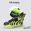 Children's LED Luminous Shoes Boys Girls Lights Usb Charging Boys and Girls Flash Shoes Sports Shoes High-top Sports Shoes