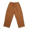 Женские клетчатые брюки свободного кроя с эластичным поясом
