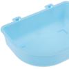 Hanging Plastic Pet Bowl Sturdy Cat Dog Cage Feeder Smooth Surface Food Water Container Hanging Pet Bowl Puppy Feeder