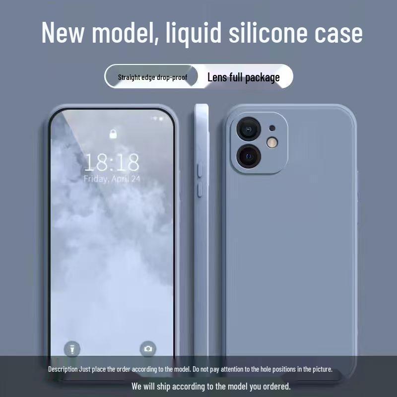 Чехол для Apple iPhone 12 Mini - Однотонный, Дизайн Кубик Рубика, Полное Покрытие, Защита от Падений, Мягкий Корпус