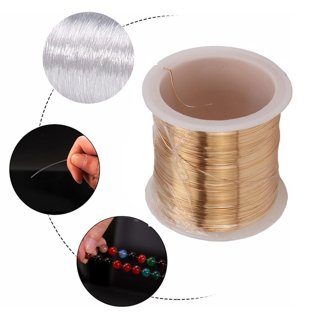 0,3 мм 100 метров ювелирные изделия, медная проволока, ювелирные изделия ручной работы, вязание, формирующая проволока, ювелирная проволока для рукоделия, золотая