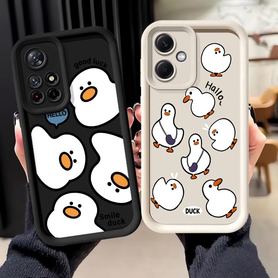 Стильный мультяшный чехол-утка для телефона Xiaomi Poco F8 C50 X3 NFC C51 X3 Pro C61