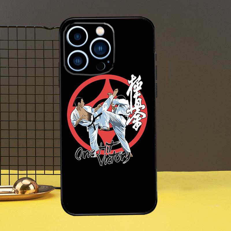 Oyama Kyokushin Karate Phone Cover For iPhone 12 13 Mini 11 14 Pro Max X XS XR Max 7 8 Plus SE Soft Case Fundas