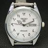 ВИНТАЖНЫЕ ОТРЕМОНТИРОВАННЫЕ МУЖСКИЕ АВТОМАТИЧЕСКИЕ ЧАСЫ SEIKO 5 6309A ЯПОНИЯ БЕЛЫЙ ЦВЕТ a441184-4