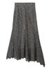 Юбка Snidel двухцветная спиральная SWFS251043 DGRY Женская