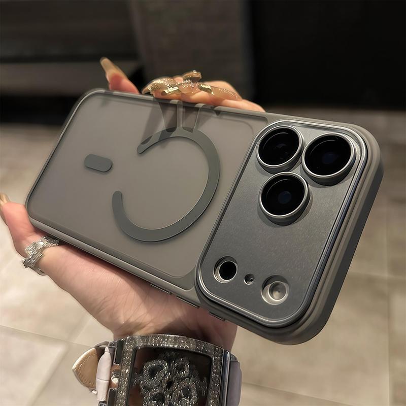 Shockproof Bumper Armor For Magsafe Matte Case for iPhone 17 Air 15 16 14 Plus 13 12 11 Pro Max PC TPU Camera Protection Cover