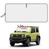 Солнцезащитный козырек Солнцезащитный козырек для Suzuki Jimny Nomad JC74W JB64W JB74W Лобовое стекло Подходит для JIMNY NOMADE Автомобильный УФ Солнечный Свет Тепло с Хранением Сотовый Легкий Тепло