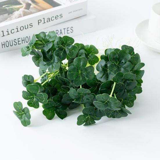 Искусственный цветок, не засохший фон, украшение, долговечный креативный искусственный цветок с четырьмя листьями, декор для вечеринки