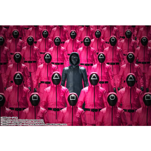 TAMASHII NATIONS S.H.Figuarts Солдат в маске из Игры в кальмара, примерно 145 мм, АБС и ПВХ, раскрашенная фигурка