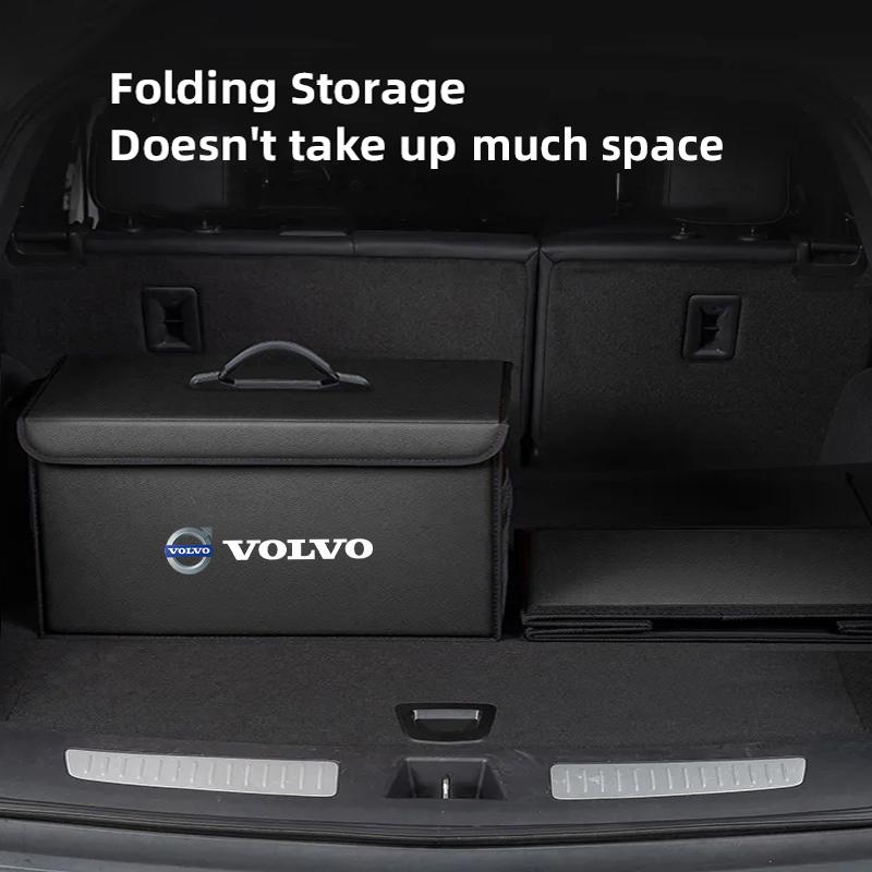 Car Trunk Organizer Box Large Capacity Auto Tools Storage Bag For Volvo XC90 V90 V60 XC60 V40 S80 S60 S90 C40 XC40 V70 XC70 C30