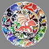 50 Dragon Doodle Personalized Cool Animal Creative DIY Skateboard Mobile Case Suitcase Stickers Waterproof