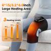 Electric Heating Knee Massager Promote Blood Circulation Cordless Vibration Knee Brace Support Kneepad Sports Joint Wrap Belt
