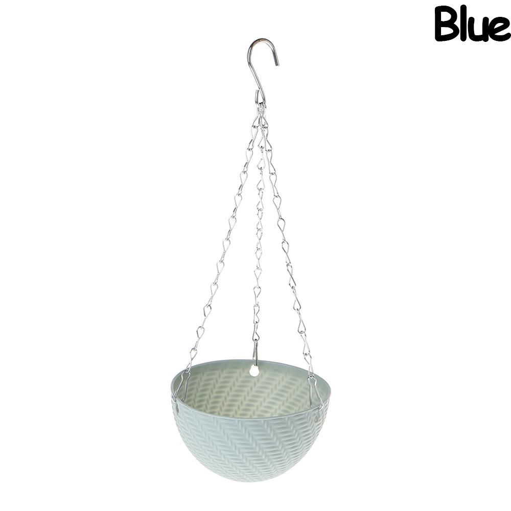Plant Garden Decoration Bracketplant Rattan Pattern Chains Flowerpot Flower Pots Hanging Basket