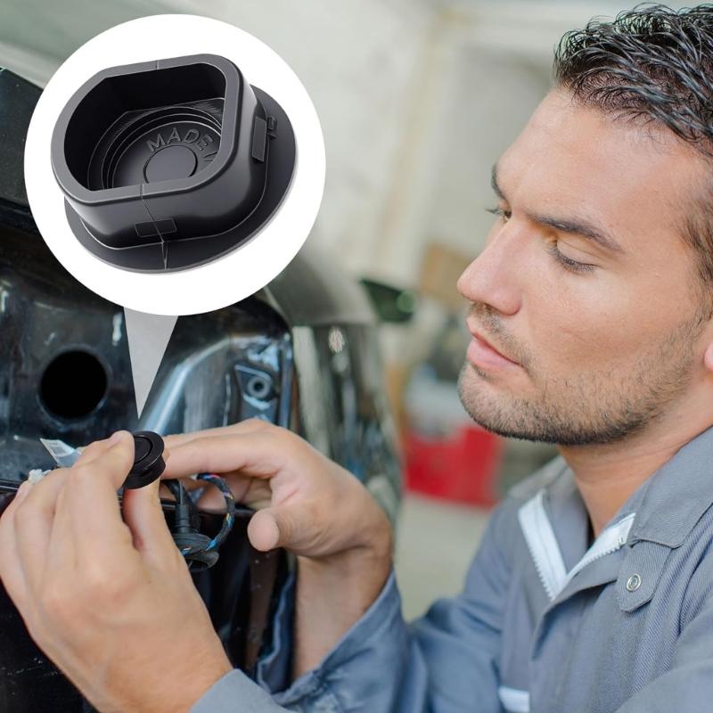 Universal Car Bumper Lens Hole Covers Rubber Protectors For Sensor Areas Easy Apply Large Small Options