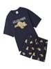Комплект шорт с медведем Gelato Pique PWCT252359 NVY Футболка с одним принтом и (Эксклюзив ЕК)
