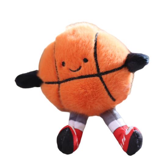 Doll Pendant Hanging Decoration Sports Theme Design Soft Plush Fabric Doll Charm Soccer Basketball Badminton Styles Doll Toy