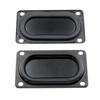 2Pcs Rubber Diaphragm 5090 with Mounting Holes Rectangle Bass Resonance Passive Radiator Speaker Vibration Membrane