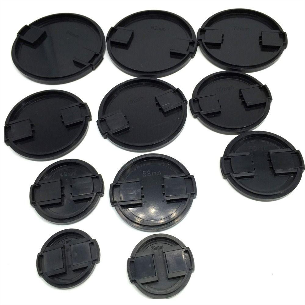 Side Pinch Lens Cover Front Cap Lens Cap Lens Hood Camera Lens Cap 72mm 55mm 62mm