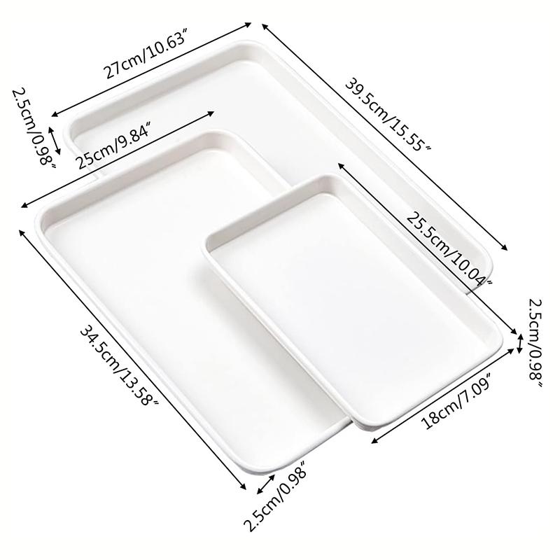 3 шт. формы для выпечки с антипригарным покрытием для духовки, утолщенные формы из углеродистой стали для печенья, торта, хлеба, формы для кексов, инструменты для выпечки, формы для выпечки