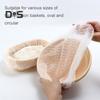 Banneton Bread Proofing Basket Liner Cloth Cover Food Grade Non-Stick Dough Liner for Sourdough Bread Bowls Reusable Elastic Banneton Liners for