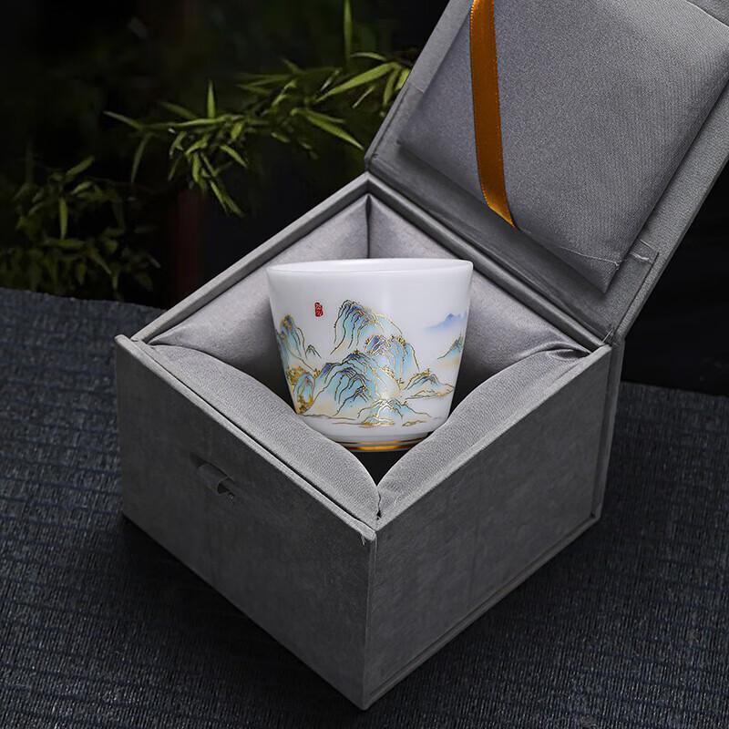 Cha Xun Ice Jade Porcelain Tea Cup