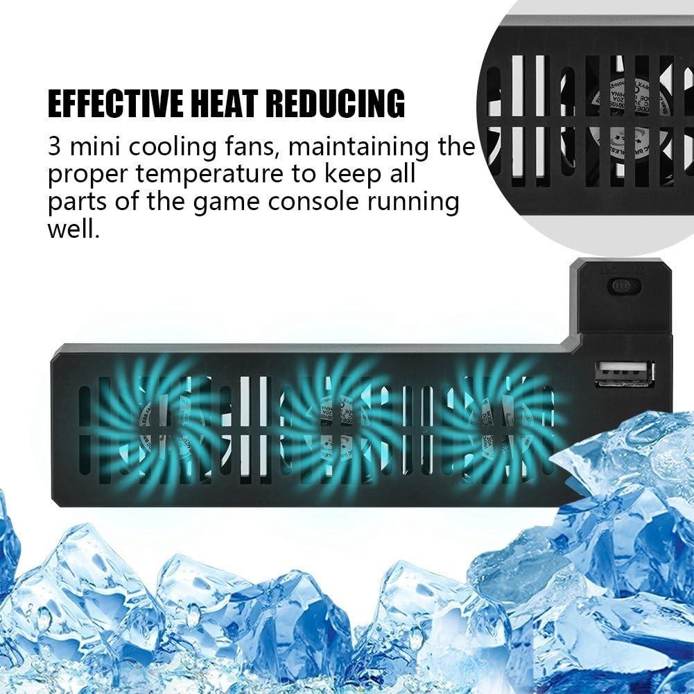 Охлаждающий вентилятор для Xbox One X, внешний USB-охладитель, кулер с 3 охлаждающими вентиляторами для игровой консоли Xbox One X